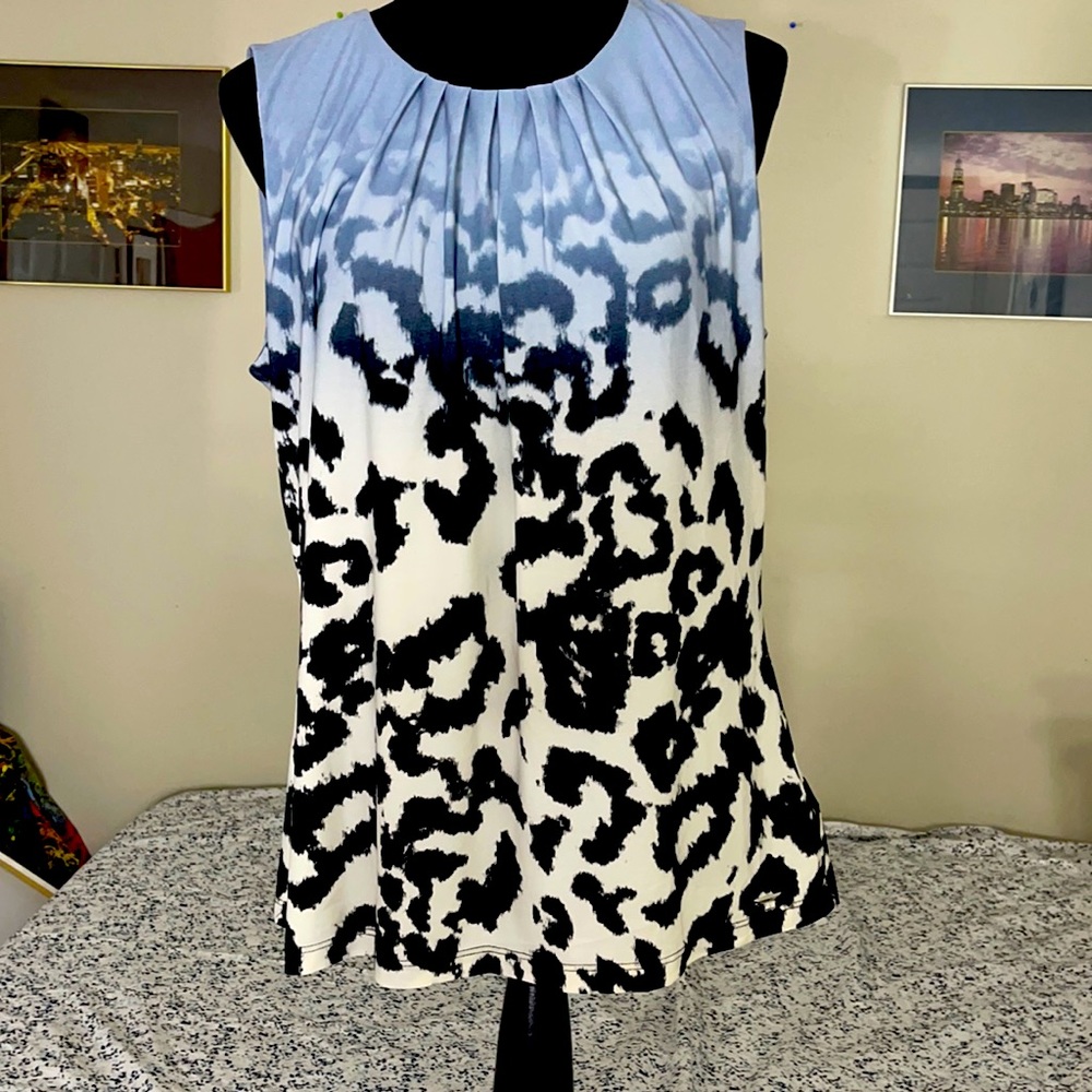 COPY - Calvin Klein Leopard Print Blouse